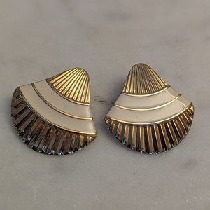 Vintage Fan Earrings